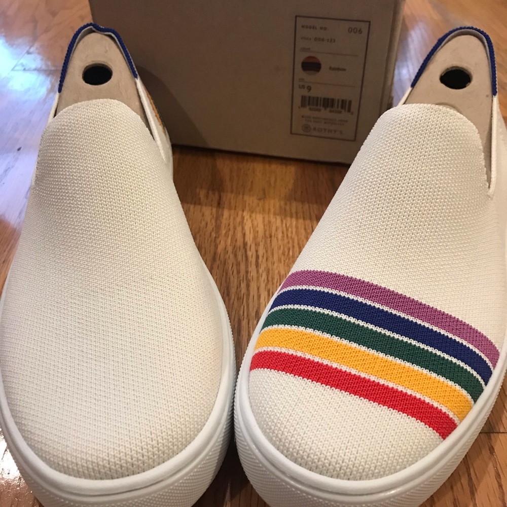 Rothy’s size 9 rainbow sneaker